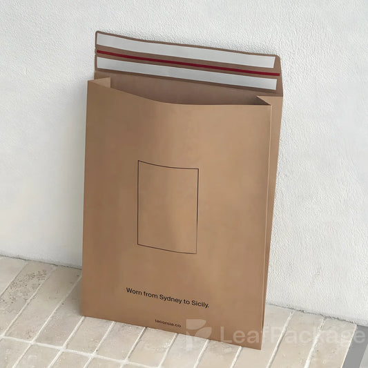Custom Kraft Paper Gusset Mailer Bag