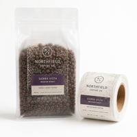 Custom Labels and Stickers for Coffee Bags and Snack Packaging