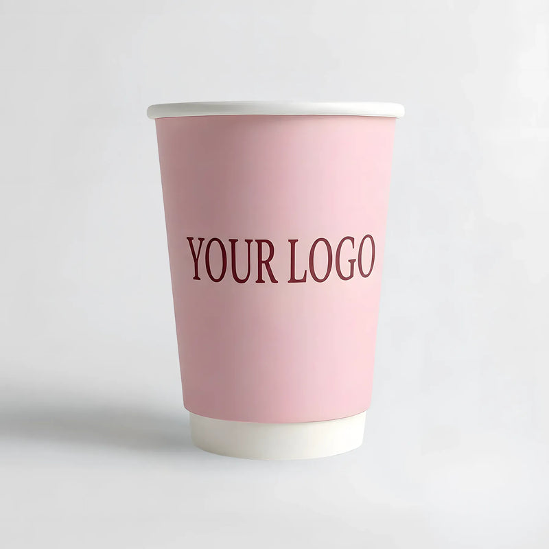 12oz Custom Double Wall Paper Coffee Cups