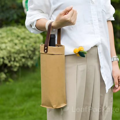 Custom Kraft Paper Wine Bag