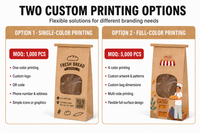 Single-color printing MOQ 1,000 pieces and full-color printing MOQ 5,000 pieces