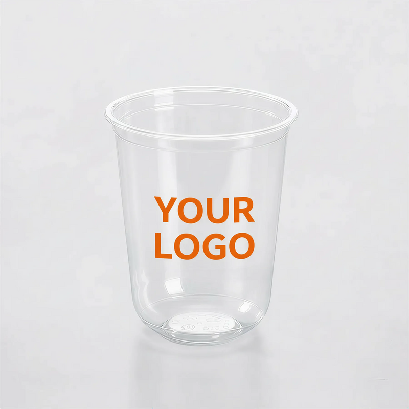 14oz Custom Recyclable U-Shaped Cups