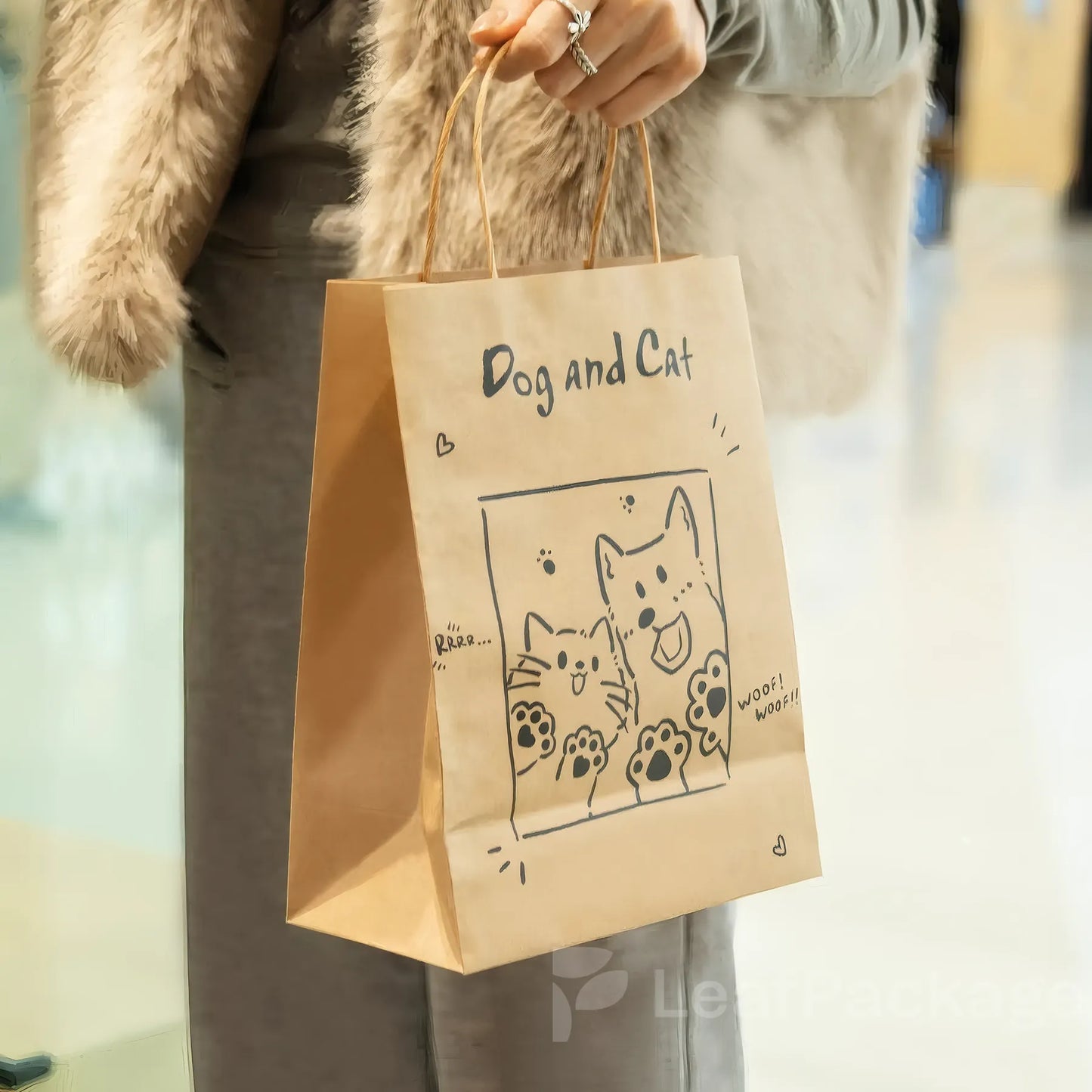 Custom Twisted Handle Paper Bags