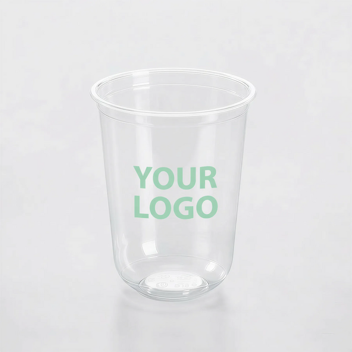 16oz Custom Recyclable U-Shaped Cups