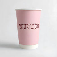 16oz Custom Double Wall Paper Coffee Cups