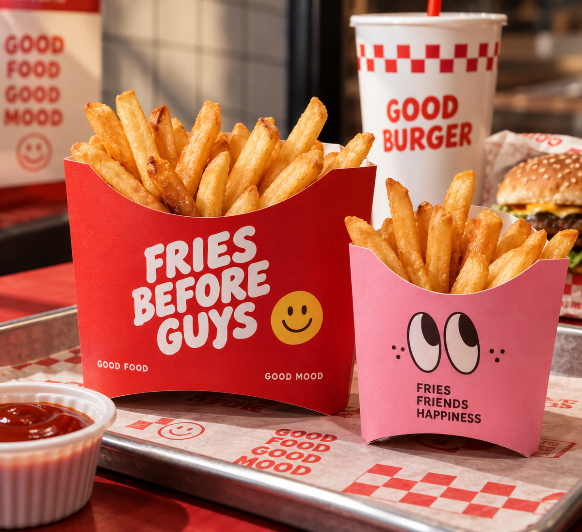 Custom French Fry Boxes | Printed Takeout Fry Cartons