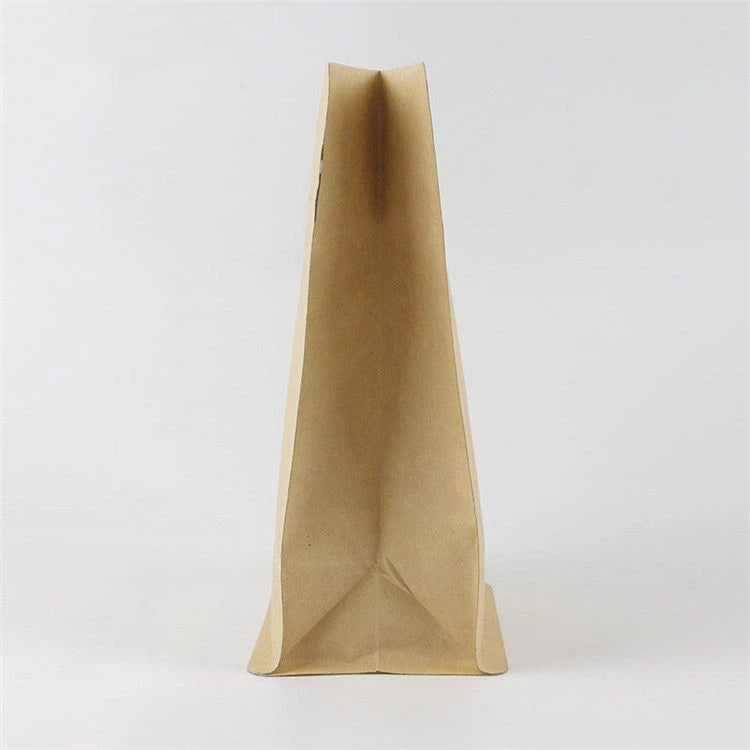 Ready-to-Ship Blank Kraft Coffee Bags – Valve & Zipper Options