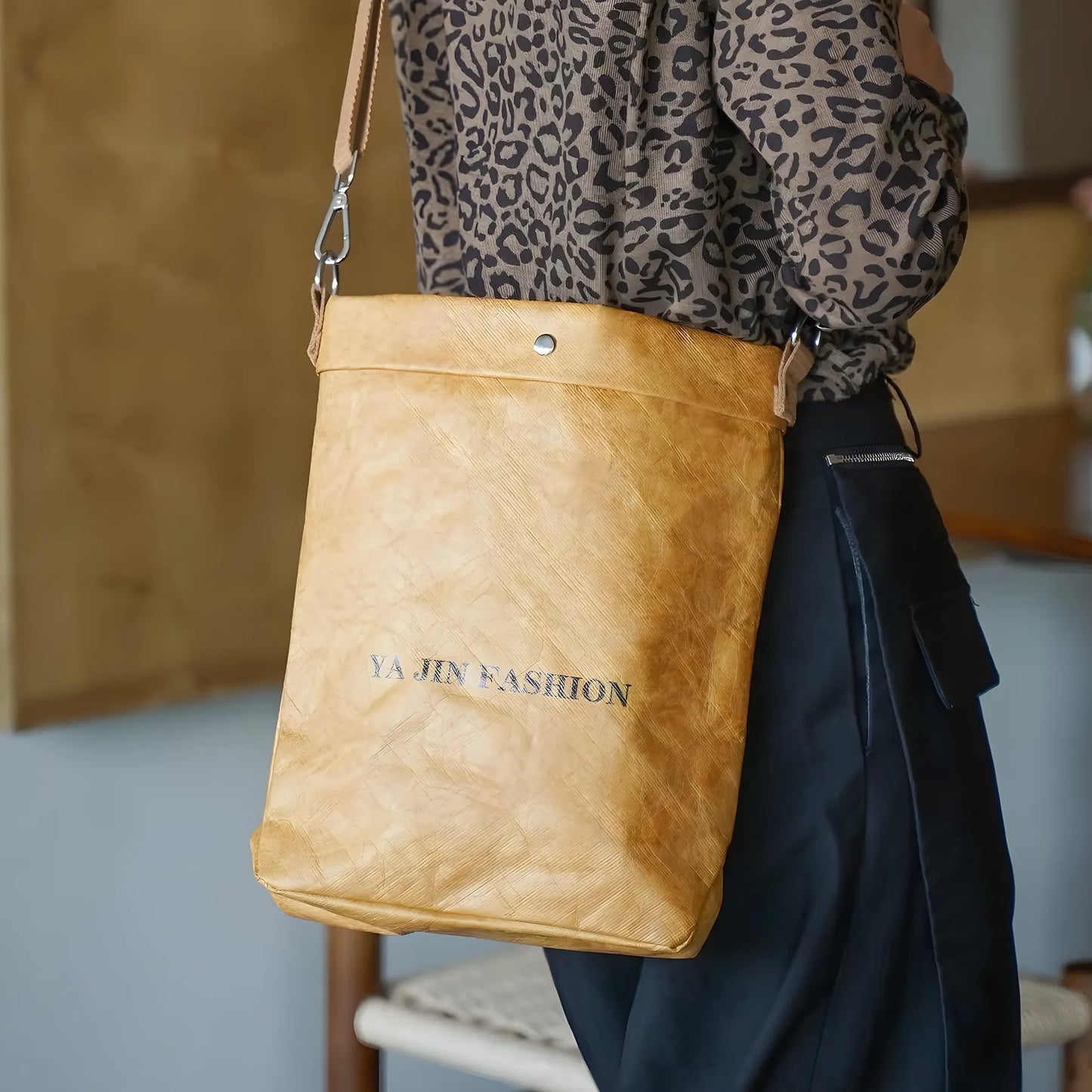 Custom Long Tyvek Crossbody Bag