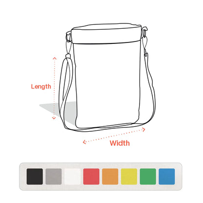Custom Long Tyvek Crossbody Bag
