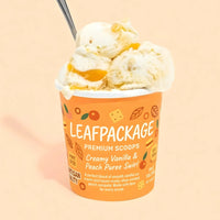 16oz Custom Large Paper Ice Cream Cups for Sharing Desserts