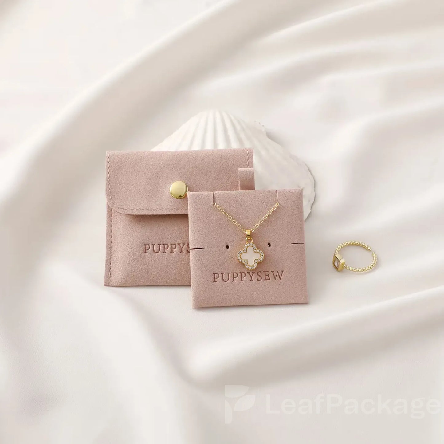 Custom Microfiber Jewelry Pouch