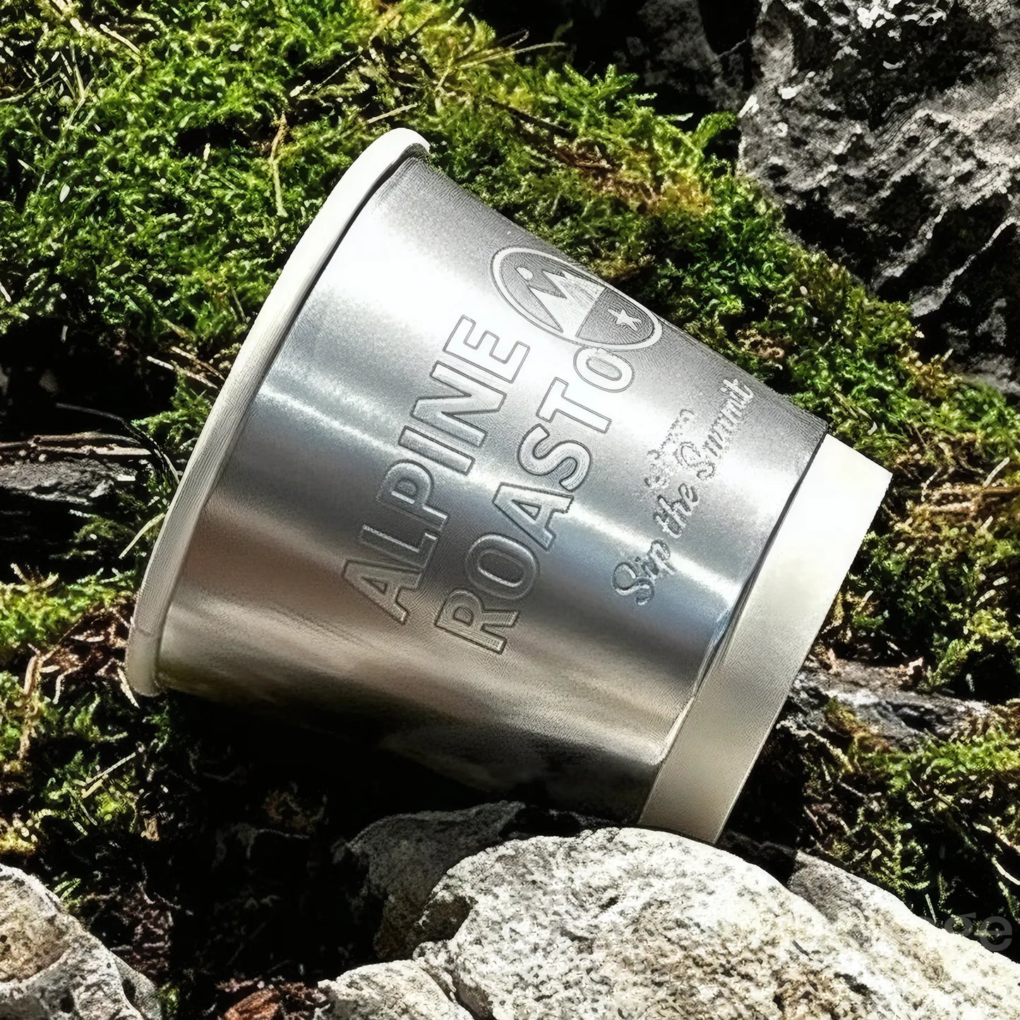 Custom Silver Paper Cup with 3D Logo