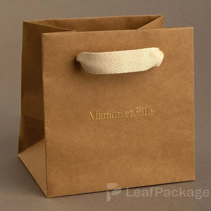 Custom Eco-Friendly Kraft Paper Shopping Bag