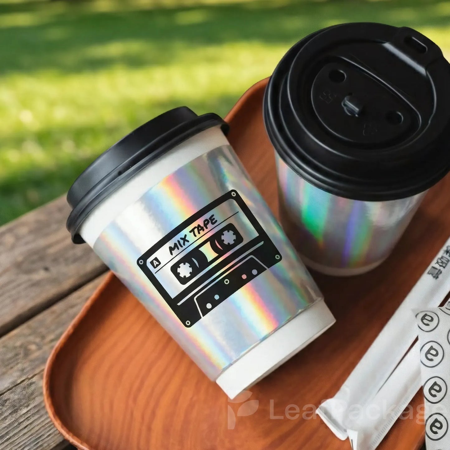 Custom Holographic Paper Coffee Cup
