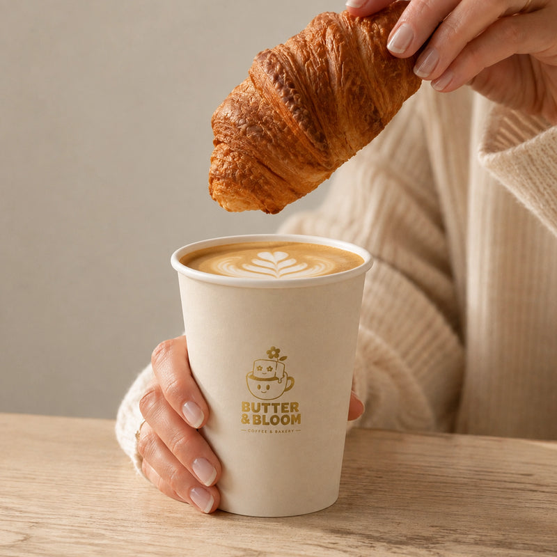 Custom Holographic Paper Coffee Cup