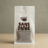 Custom Vertical Tissue Paper Coffee Bag