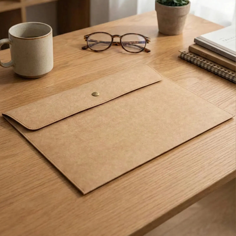 Custom Flat-Seal Washable Kraft Paper File Envelopes