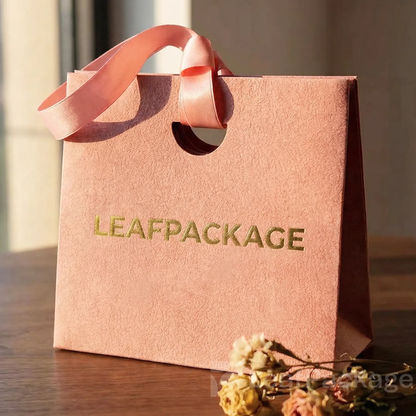 Custom Printed Ribbon Handle Gift Bags