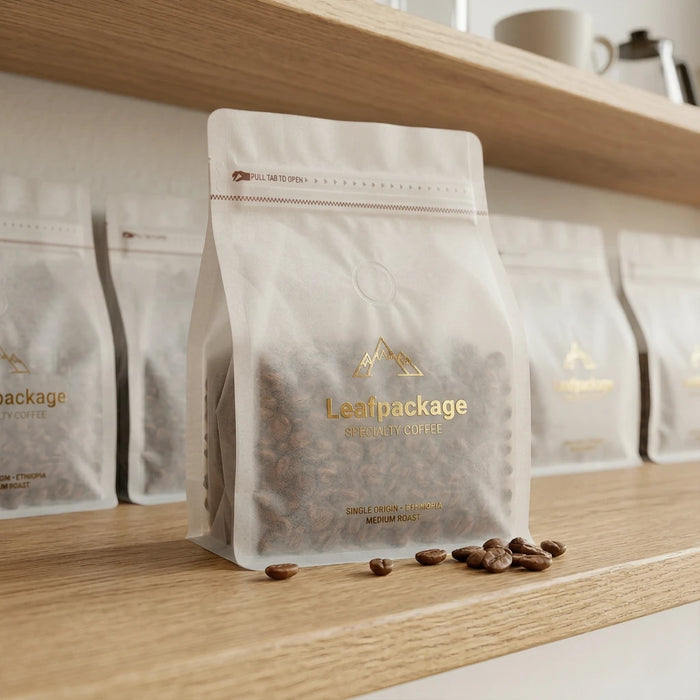 Custom Tissue Paper Coffee Bag with Low MOQ(Trial Order)