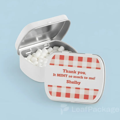 Custom Mint Candy Tin