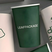 22oz Custom Printed Single Wall Coffee Cups