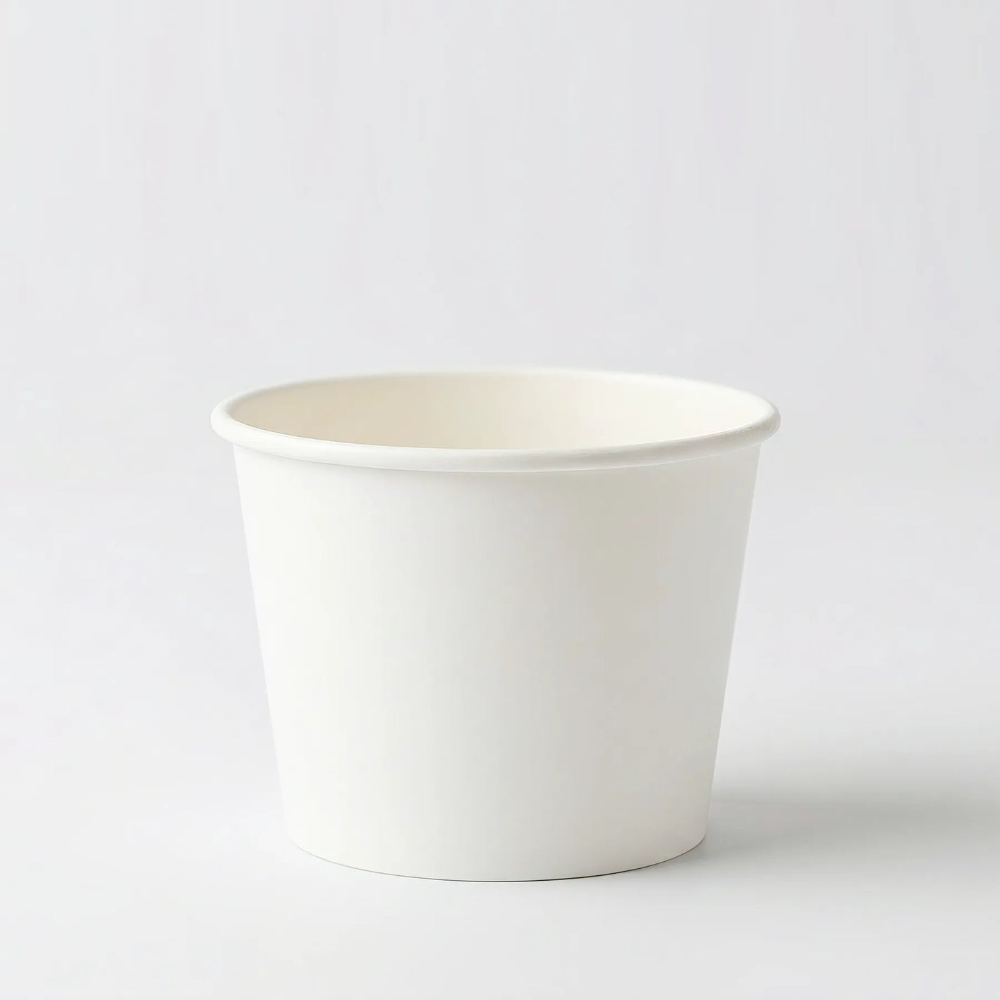 Wholesale Plain White Recyclable Ice Cream Paper Cups