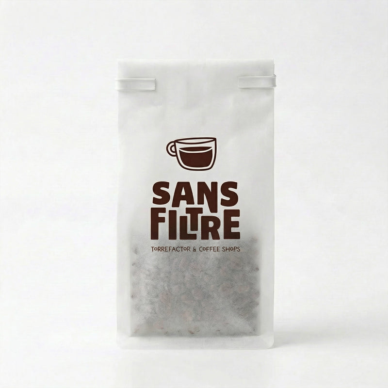 Custom Tissue Paper Tin Tie Coffee Bags