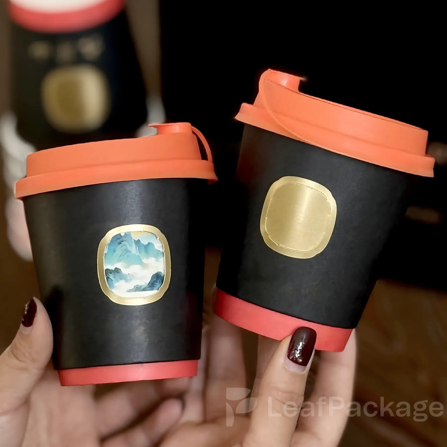 Custom Die-Cut Window Paper Cups