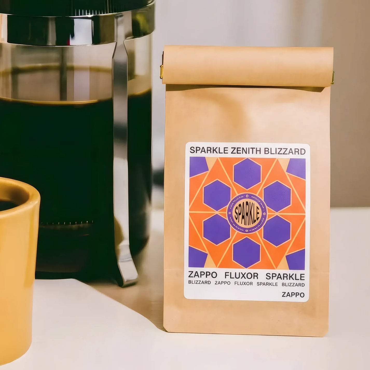 Custom Kraft Tin Tie Coffee Bags