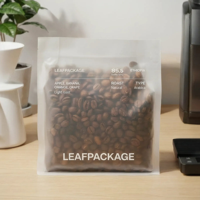 Custom Resealable Matte Coffee Bags with Valve