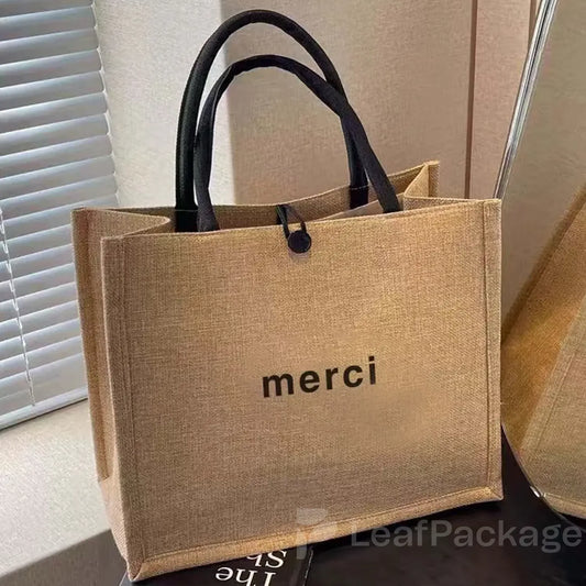 Custom Jute Tote Bag