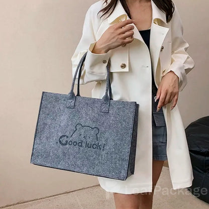 Personalized Felt Handbag