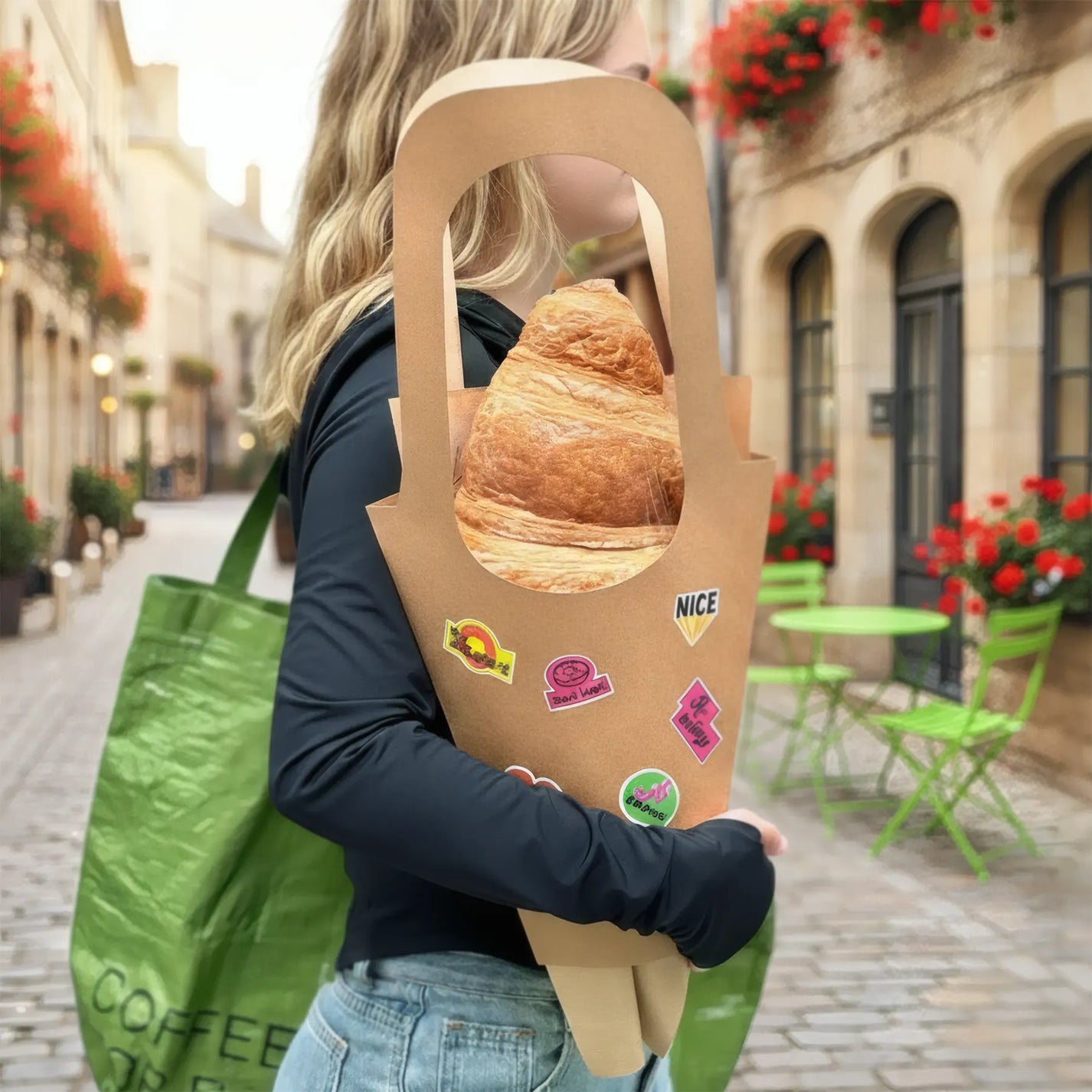 Custom Kraft Paper Bag for Pastry