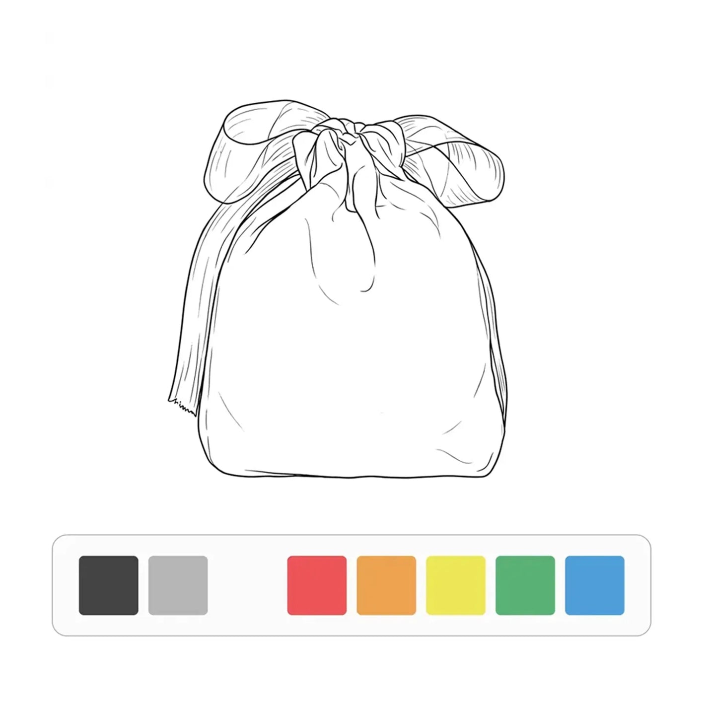 Custom Colored Cotton Jewelry Pouch with Square Bottom
