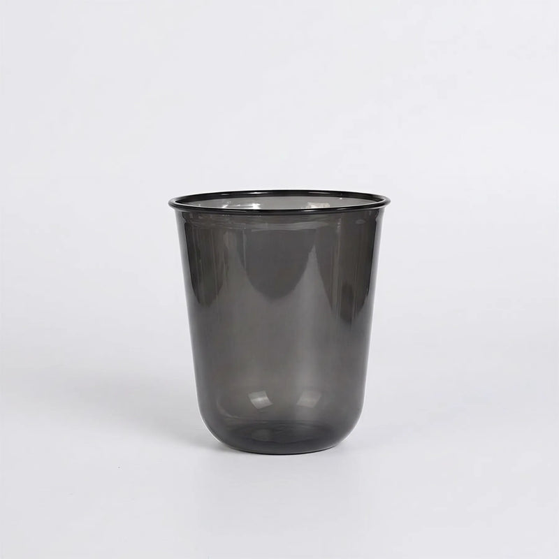 Wholesale U-Shape Black PET Plastic Cups