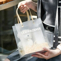 Custom Frosted Plastic Gift Bag