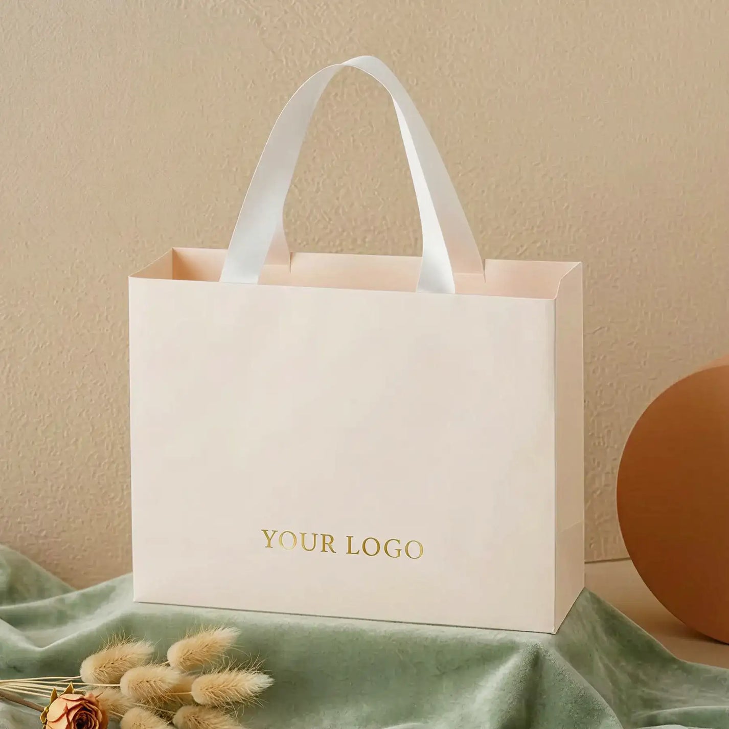 Custom Ribbon Handle Gift Bags