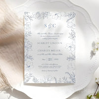 Custom Printed Wedding Invitation card