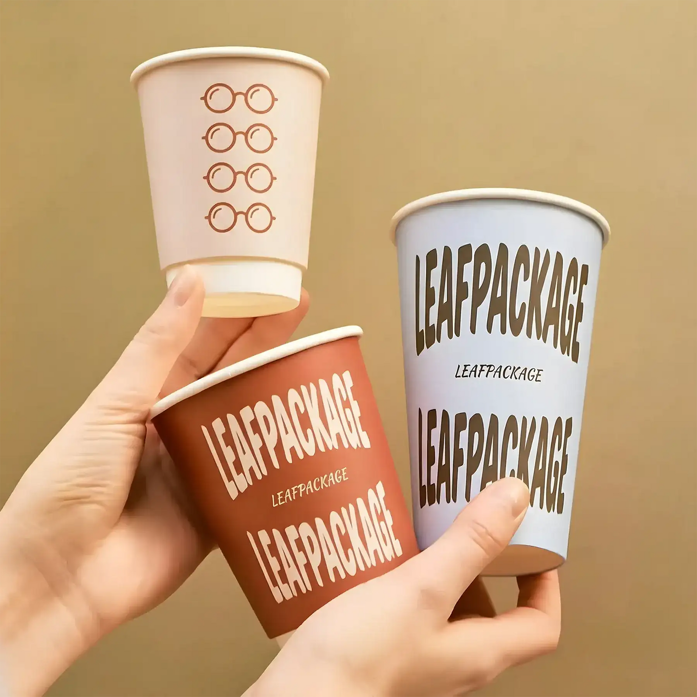 Custom Double Wall Paper Coffee Cups