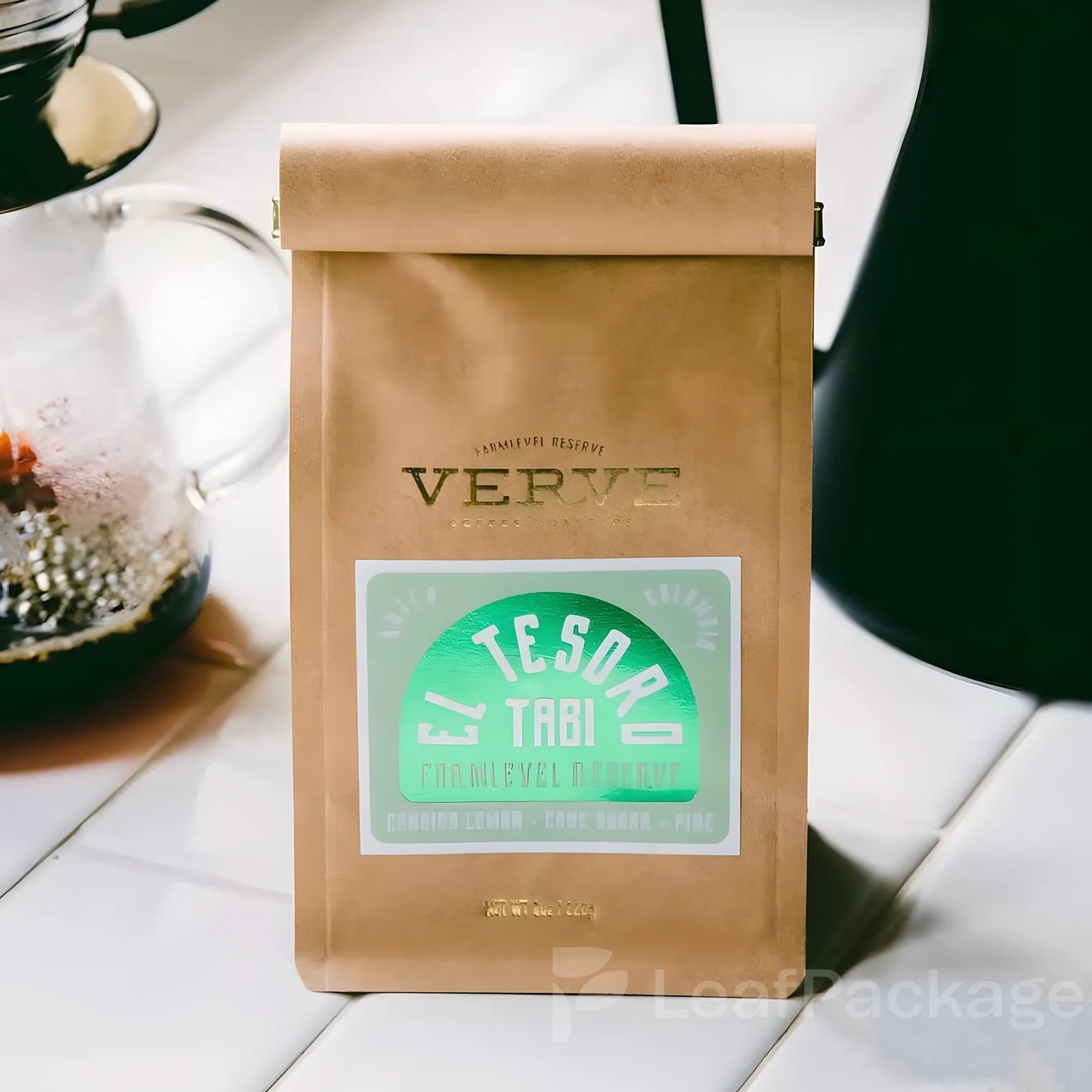 Custom Kraft Tin Tie Coffee Bags