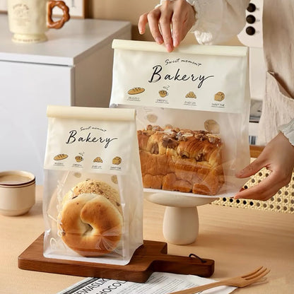 Custom Bakery Transparent Stand Up Bags