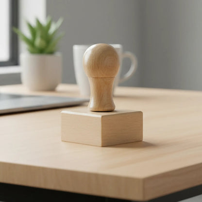 Custom Wooden Hand Stamp