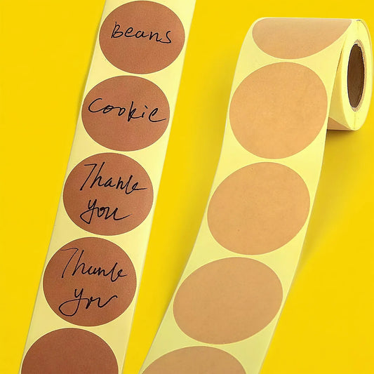 Custom Kraft Stickers
