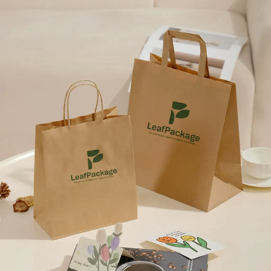 Custom Kraft Paper Bags with Handles