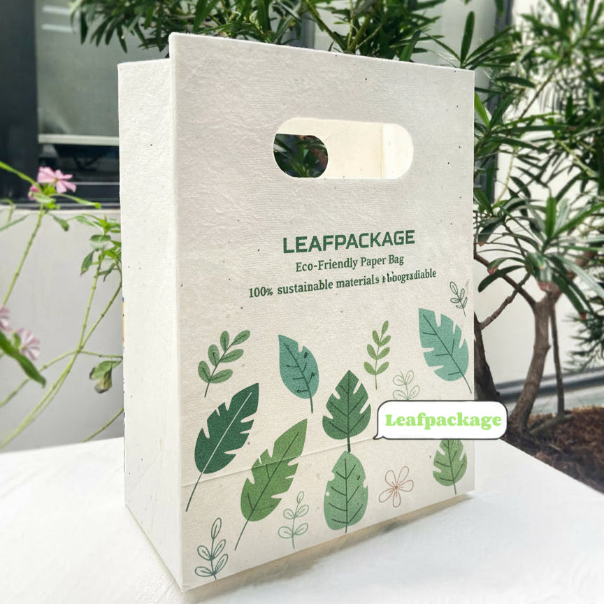 Custom Seed Paper Tote Bags