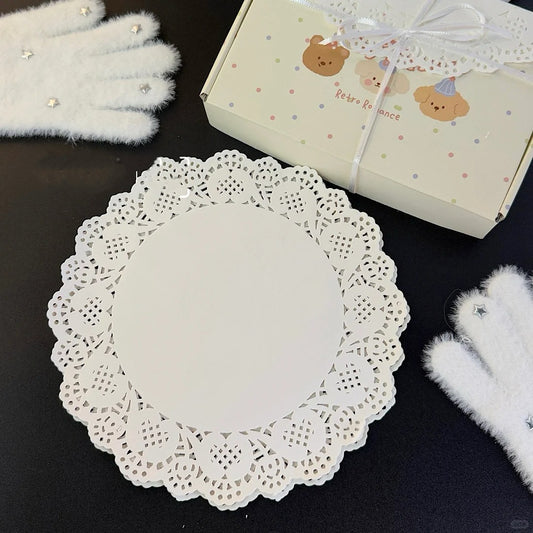 Custom Round Lace Food Doilies Paper