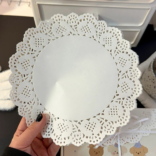 Custom Round Lace Food Doilies Paper