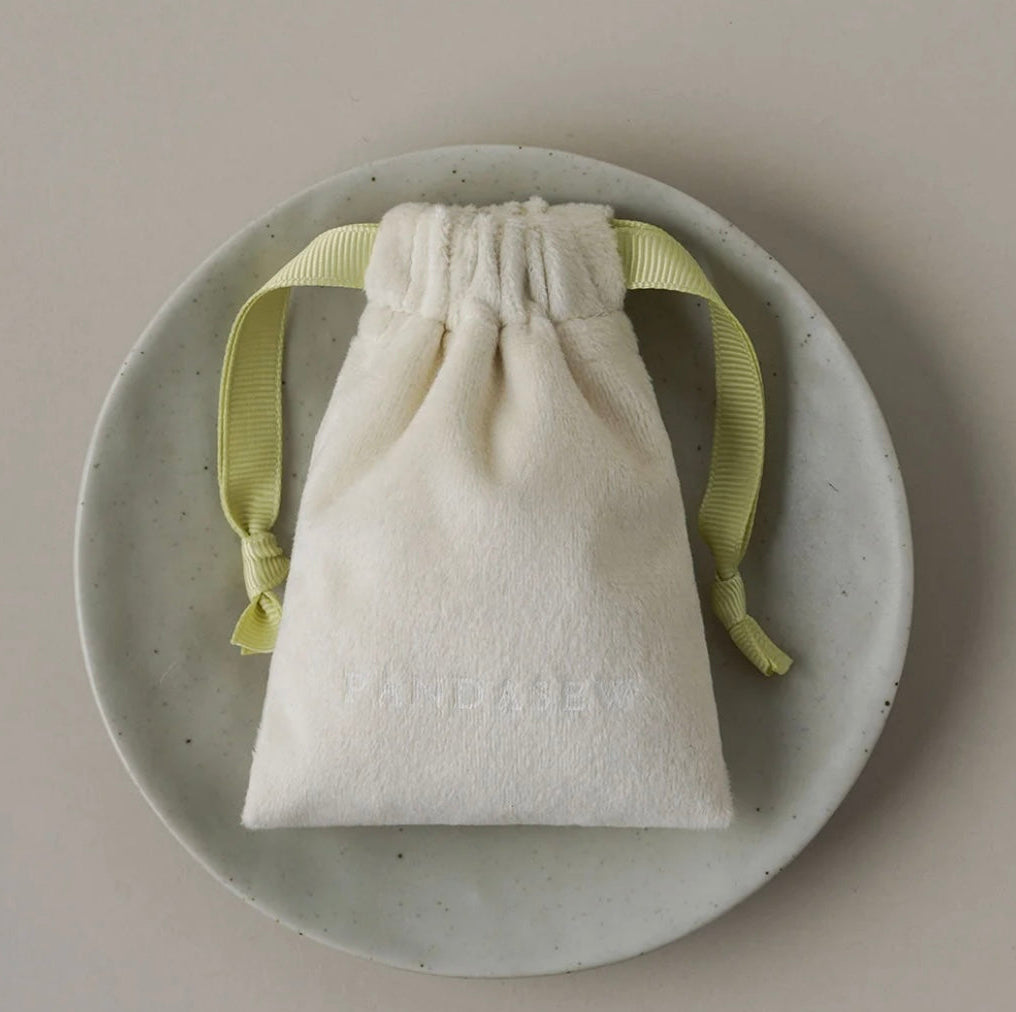 Custom velvet drawstring bag