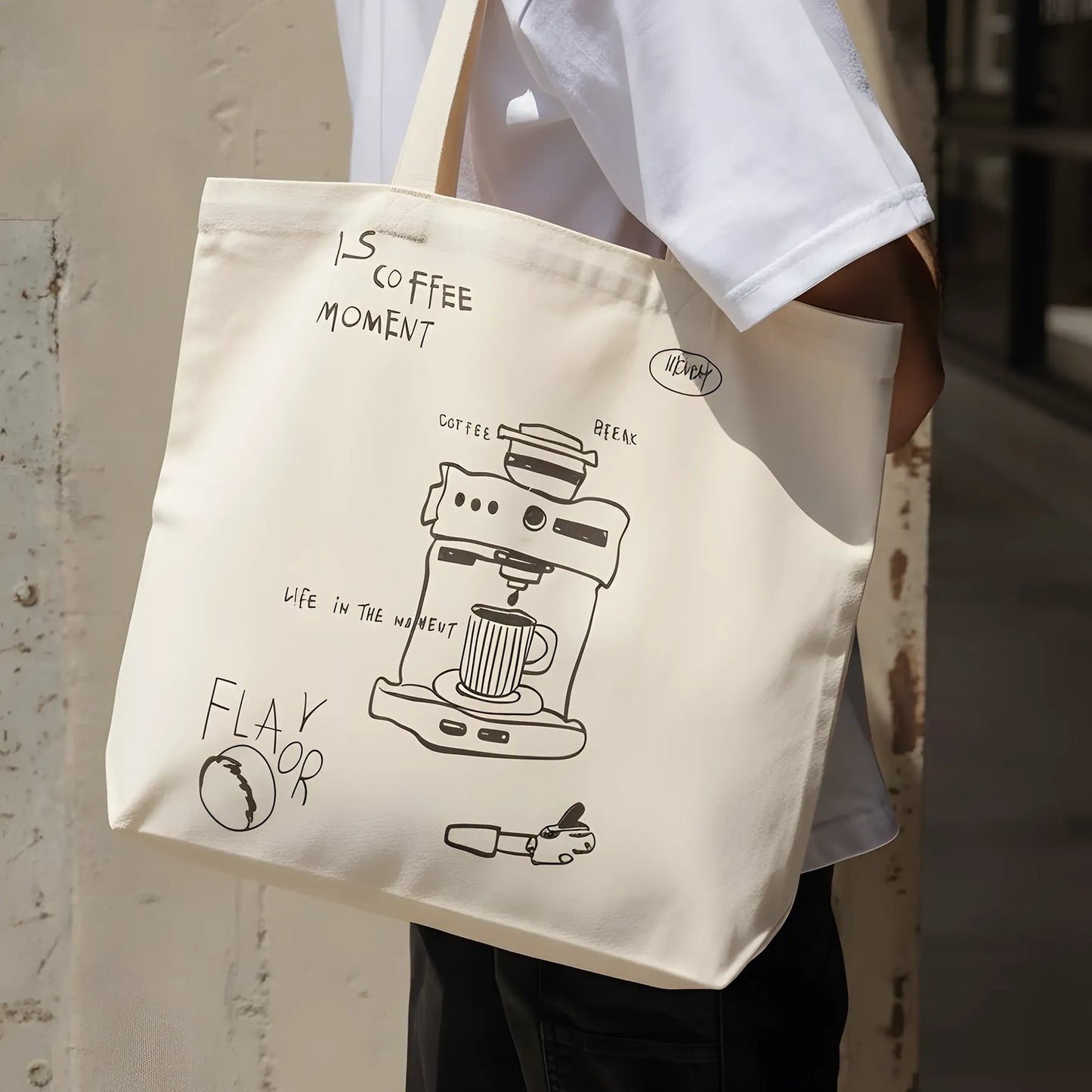 Custom Canvas Tote Bags with Flat Bottom