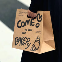 Custom Kraft Die Cut Handle Paper Bag